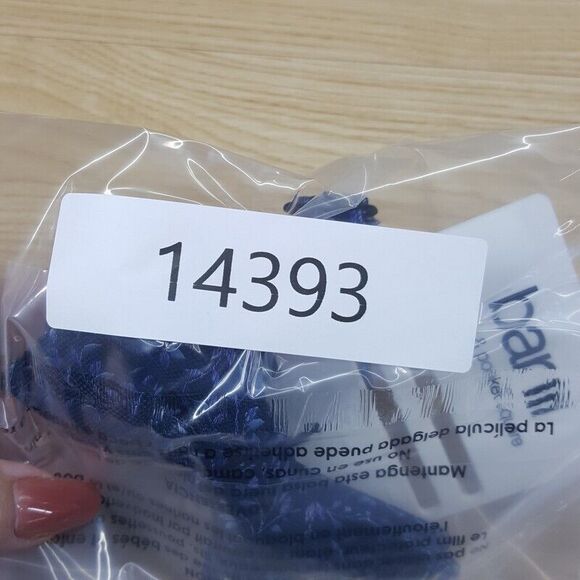 BAR III Mens Blue Floral Bow Tie - Picture 3 of 3